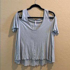 Free People cold-shoulder shirt